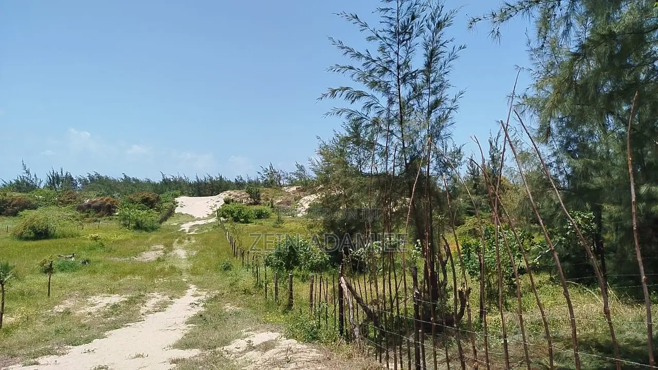 One Acre Second Row Beach for Sale Malindi in Town Centre