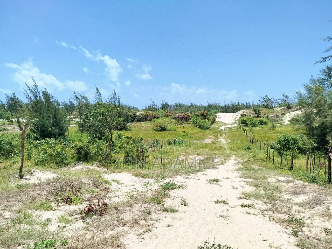 One Acre Second Row Beach for Sale Malindi in Town Centre