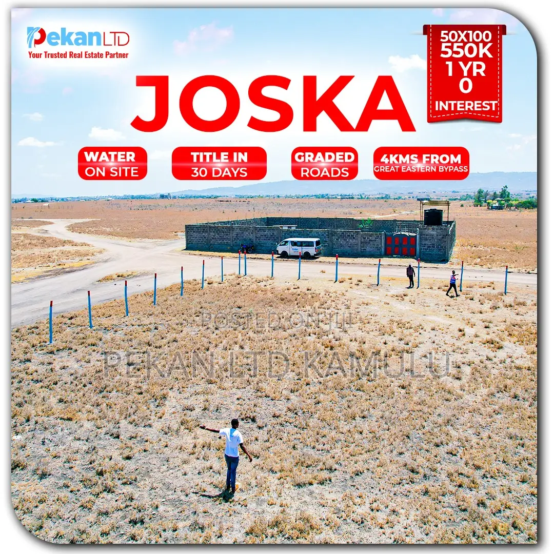 Joska Residential 50 by 100 Plots for Sale in Muthwani