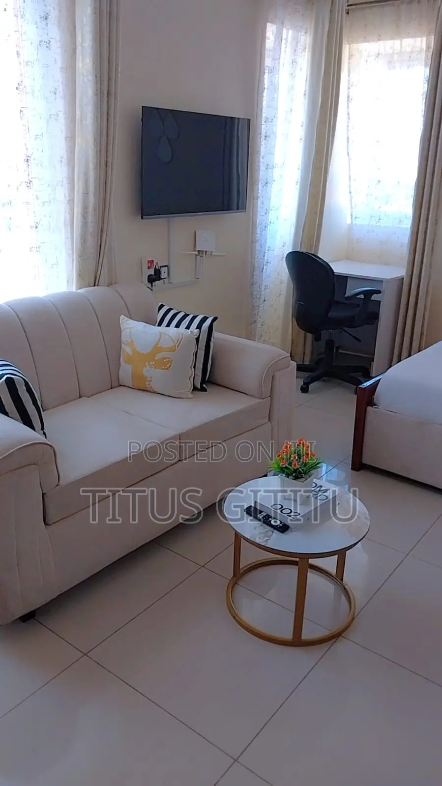 Modern Studio Nyali | Lift Parking | Security | Near Beach Cinemax in Nyali Mkomani