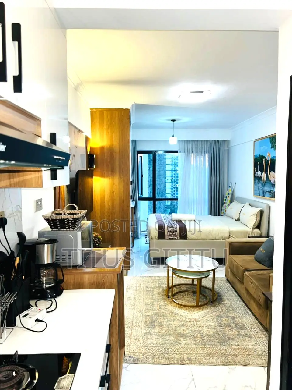 Executive Studio Kilimani | Lift Parking | Near CBD | City Views | in Hurlingham