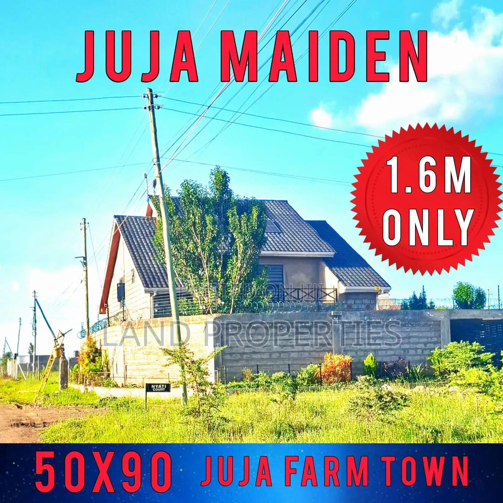 Affordable Plots in Juja Farm Town in Kalimoni