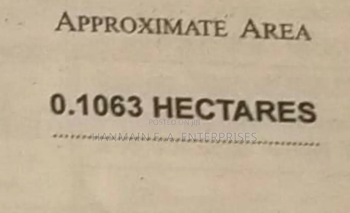 1/4 Hectares (120 by 100) Plot at Banana With Ready Title in Banana