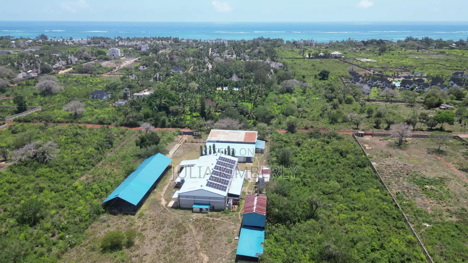 4th Row Diani 50 by 100 Neptune Hotel With Ready Title in Diani