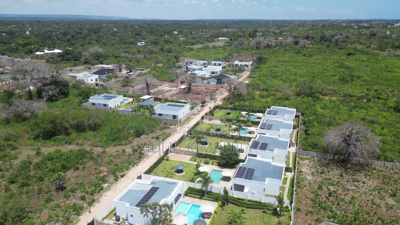 4th Row Diani 50 by 100 Neptune Hotel With Ready Title in Diani