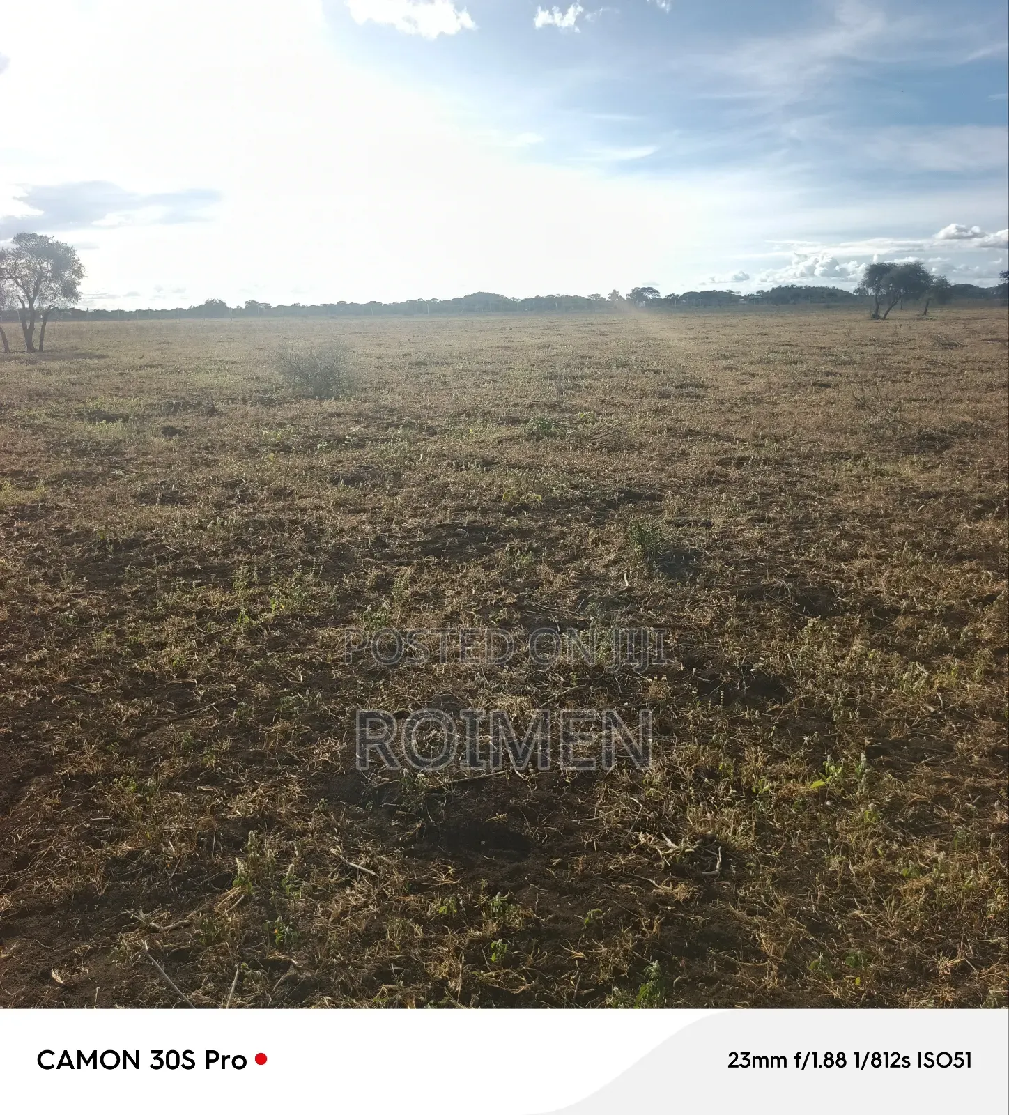 10 Acres Land With Water Supply and Few Meters From Main Road in Mbirikani
