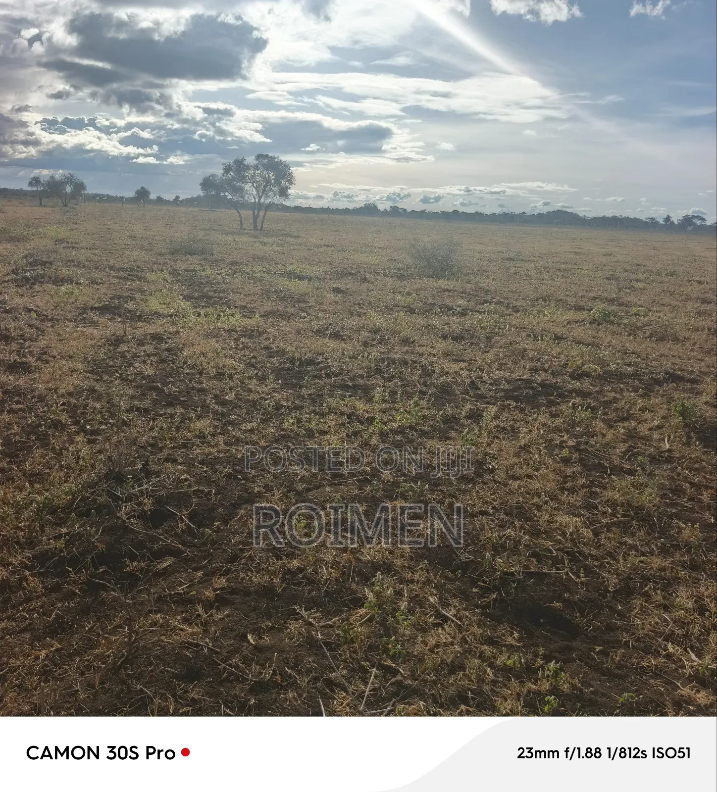 10 Acres Land With Water Supply and Few Meters From Main Road in Mbirikani