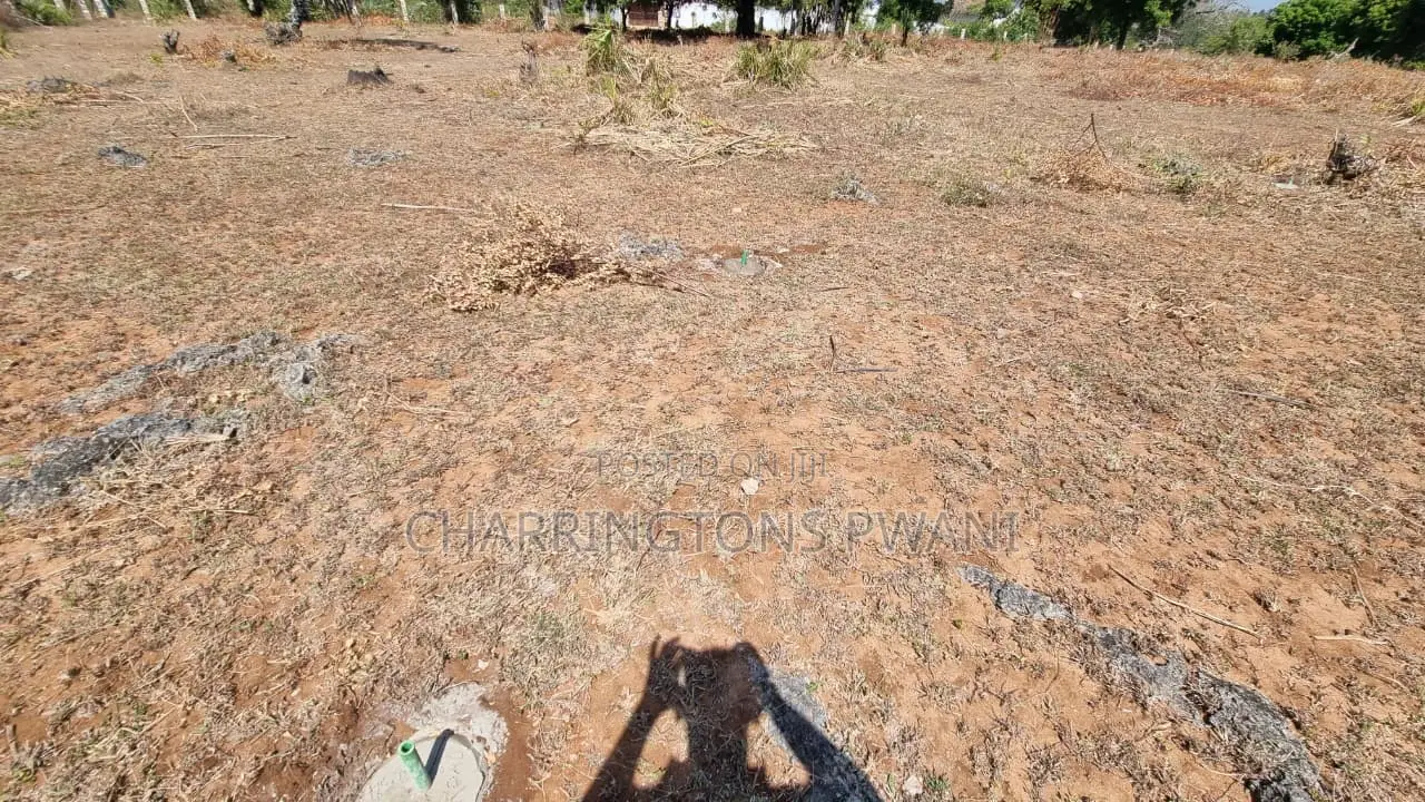 1⁄4 Acre Plot | 3rd Row Diani | Flat Beaconed | Municipal Water in Diani