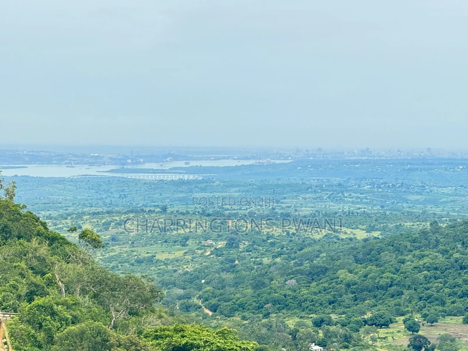 4 Acres Hillside Plot | 180° Waterfront Views | Golini in Kinango