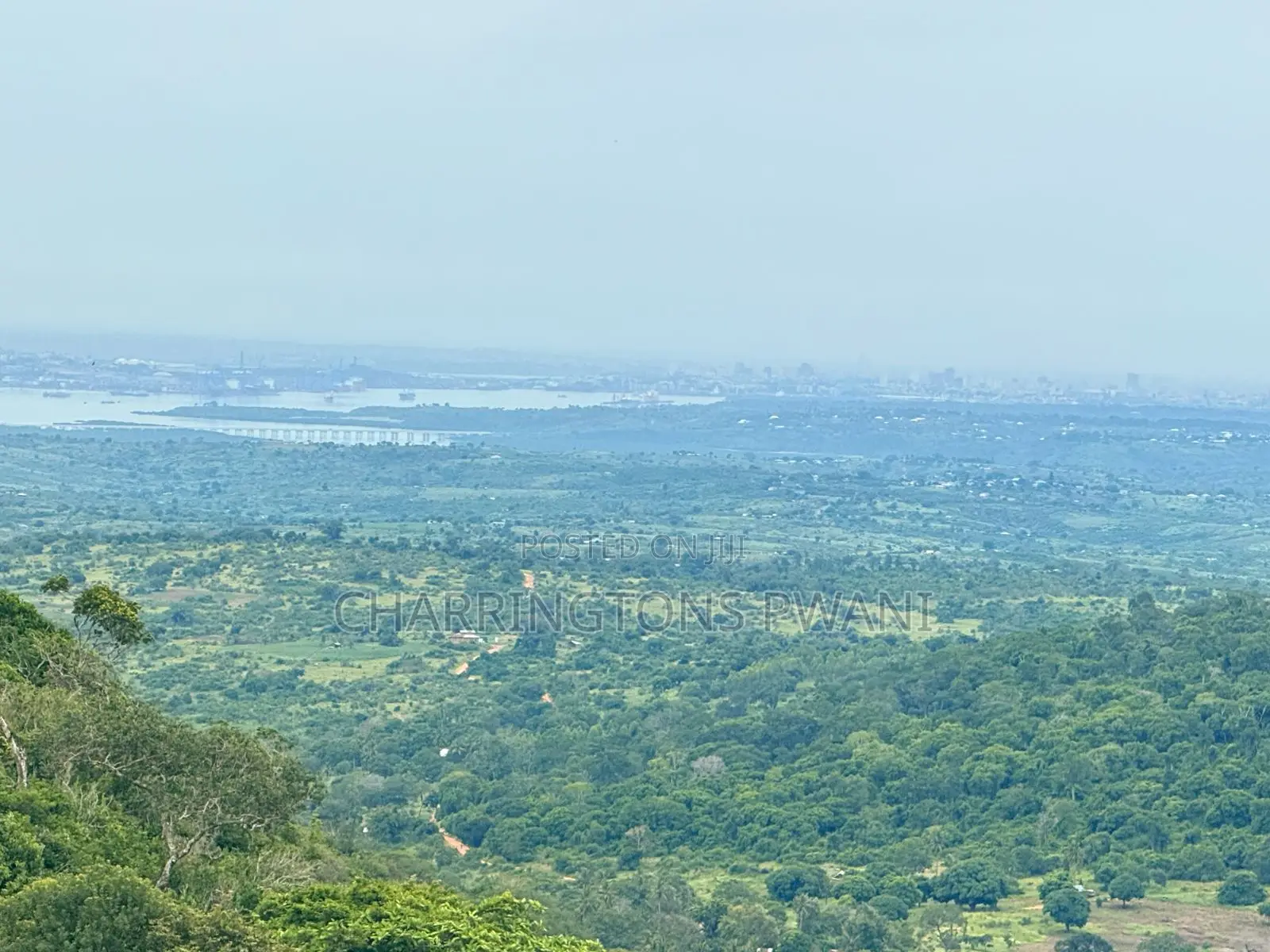 4 Acres Hillside Plot | 180° Waterfront Views | Golini in Kinango