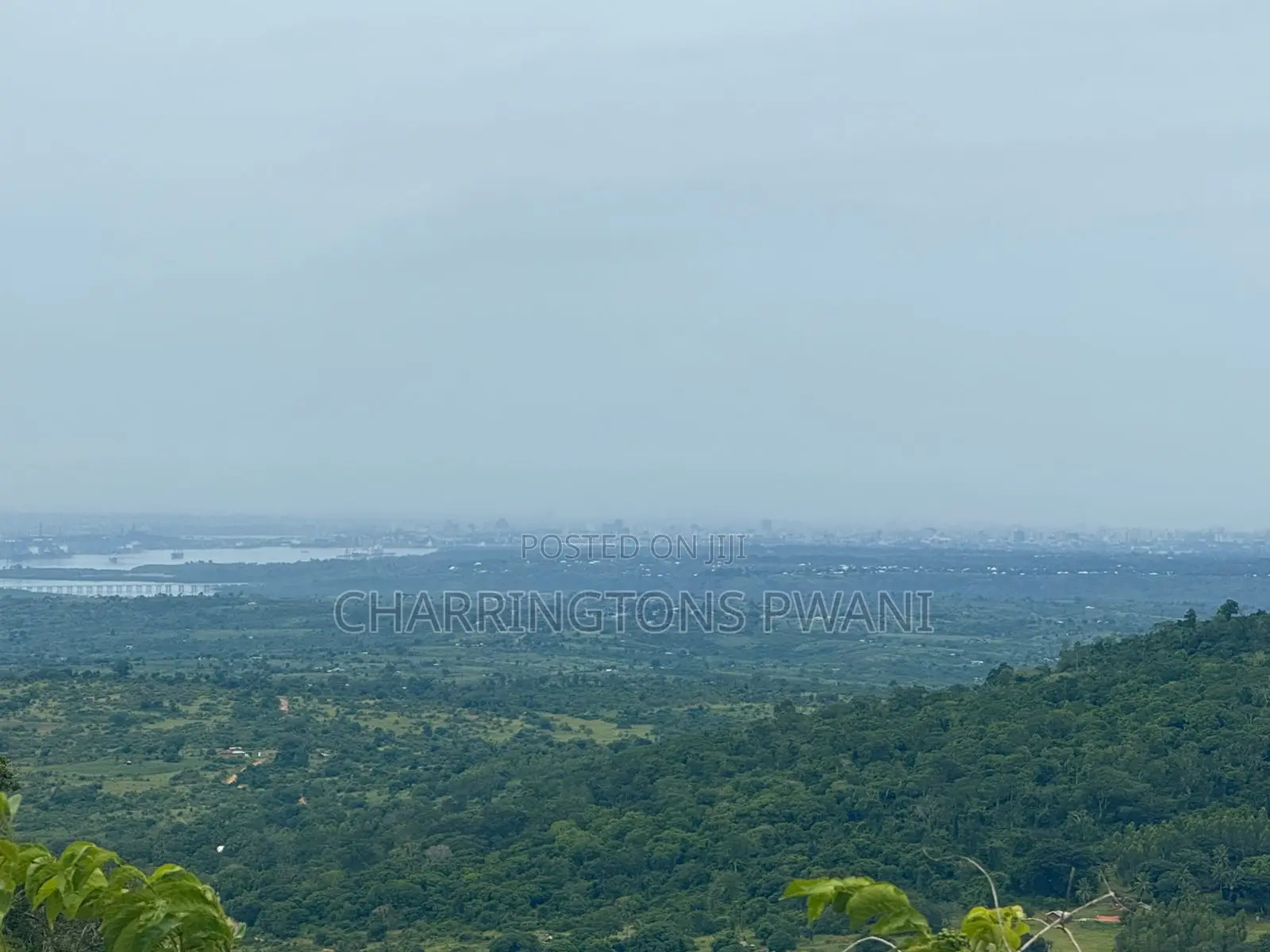 4 Acres Hillside Plot | 180° Waterfront Views | Golini in Kinango