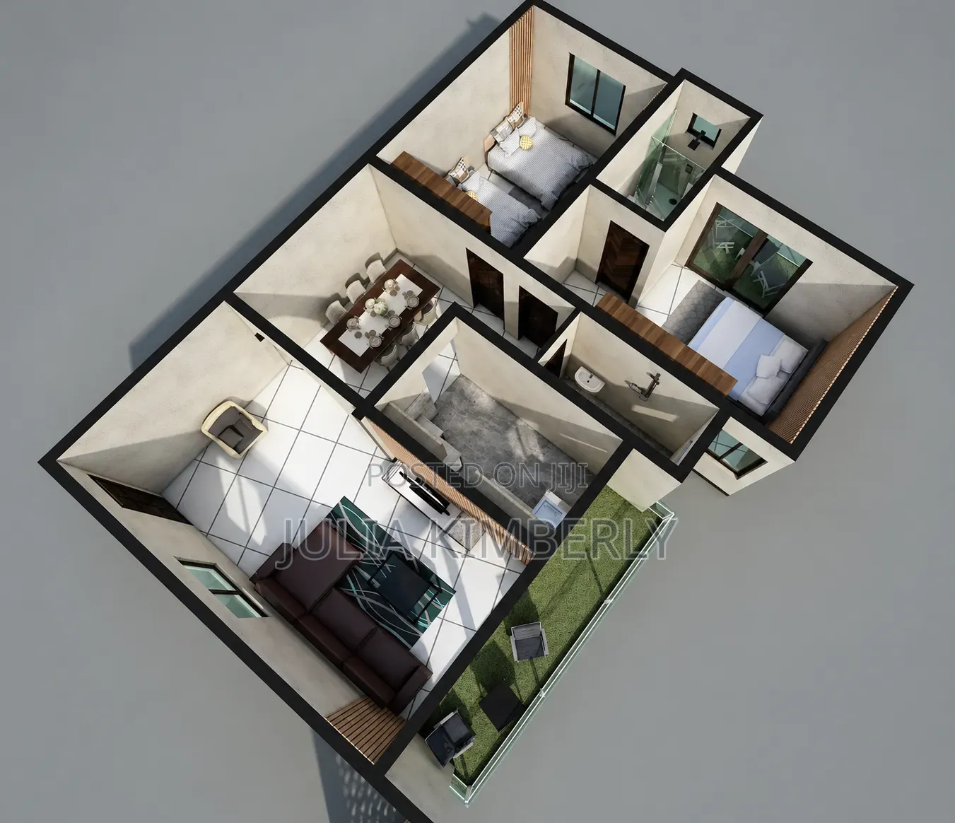2bdrm Apartment in Zeenah H Ground, Majengo for sale in Majengo
