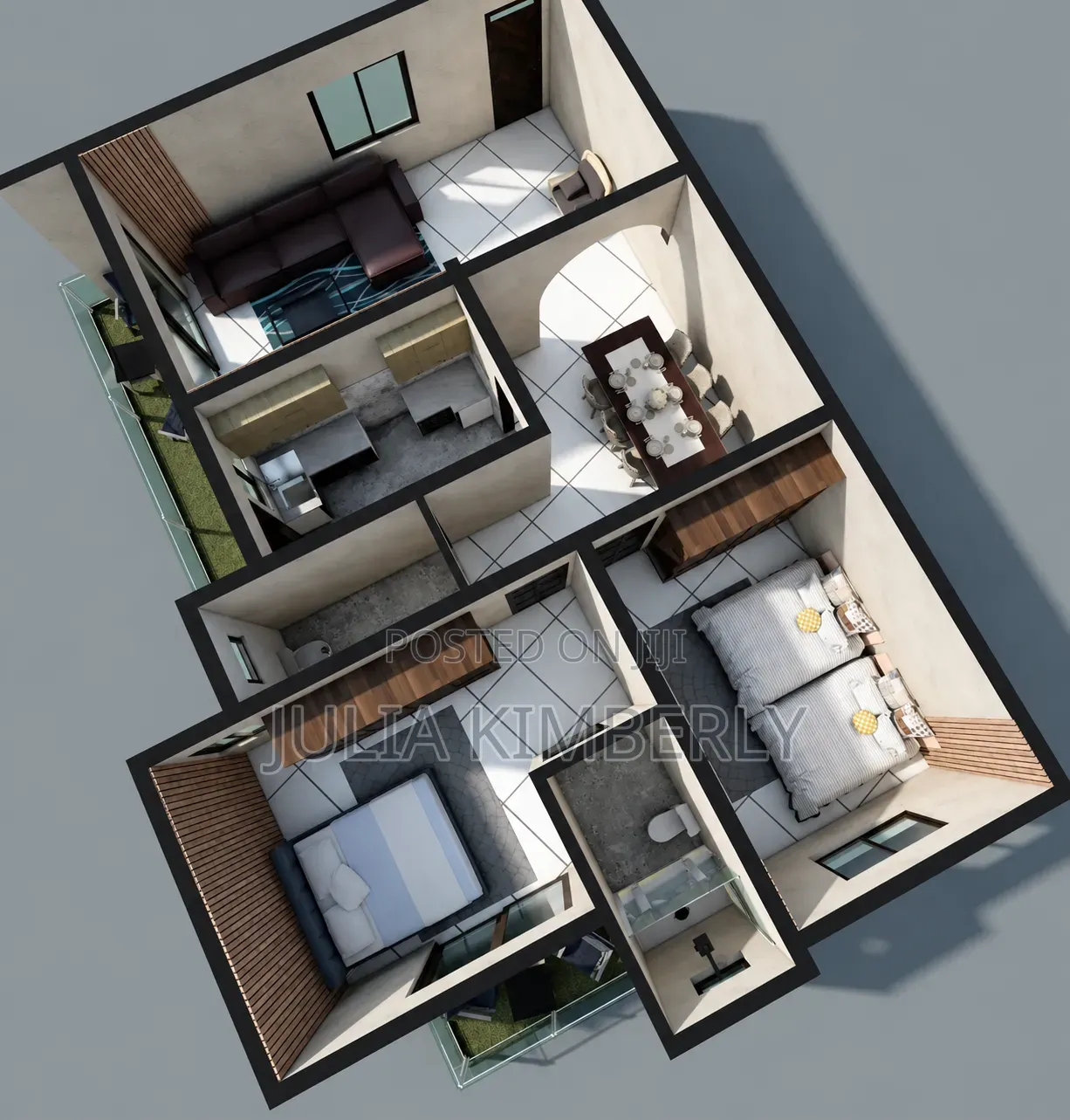 2bdrm Apartment in Zeenah H Ground, Majengo for sale in Majengo