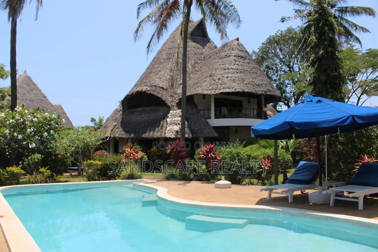 Furnished 3bdrm Villa in Neptune, Diani for sale in Diani