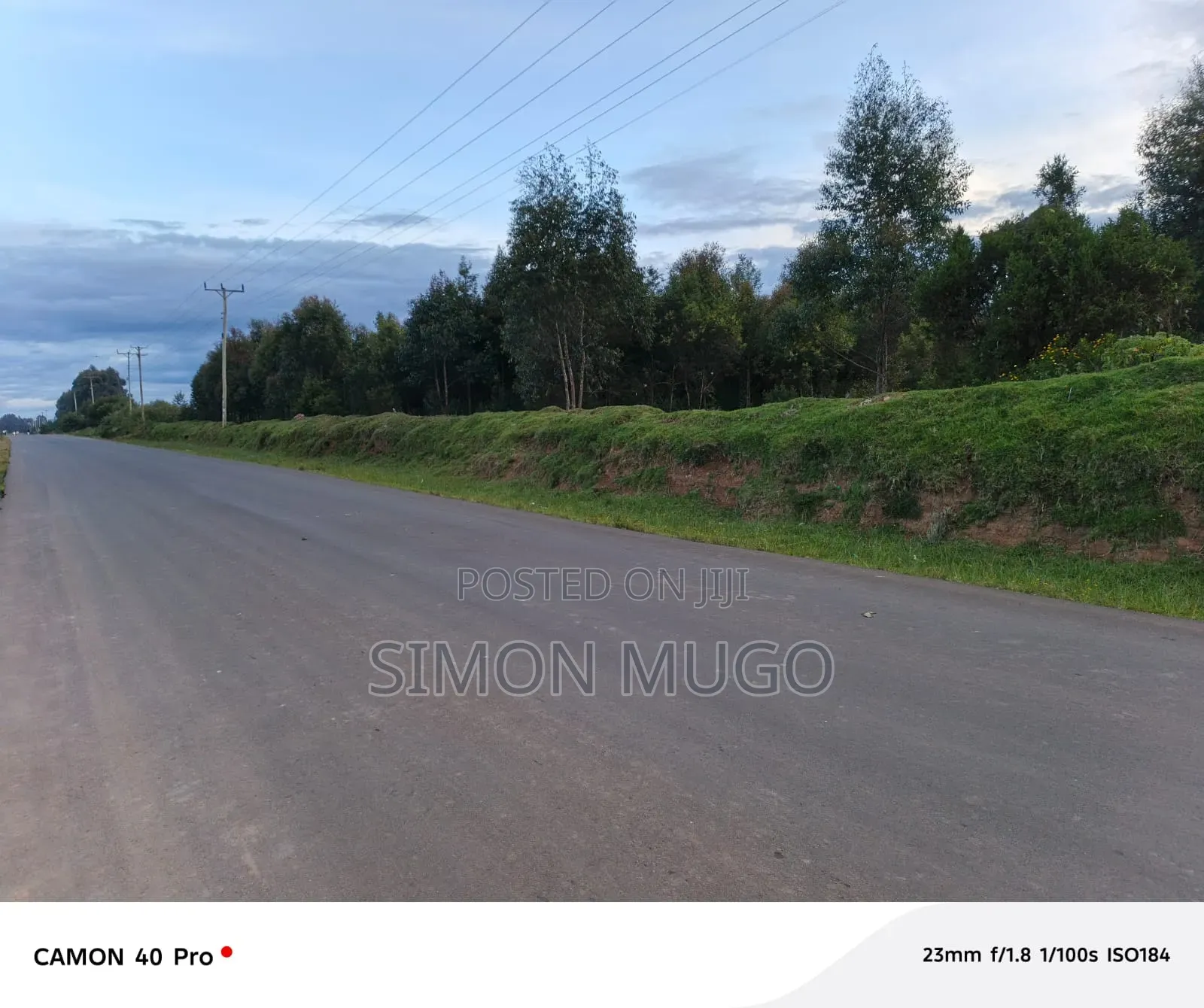 Nyahururu Mairu Ikumi Prime 5 Acres Fronting Main Tarmac Road in Gatuamba