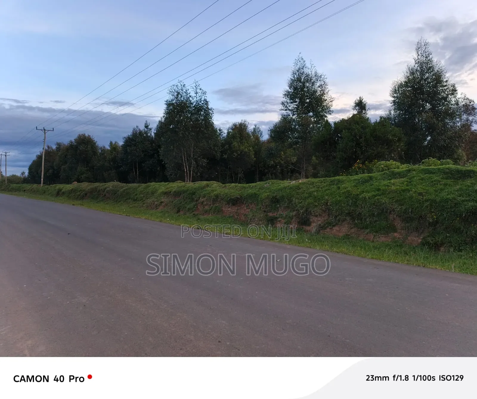 Nyahururu Mairu Ikumi Prime 5 Acres Fronting Main Tarmac Road in Gatuamba