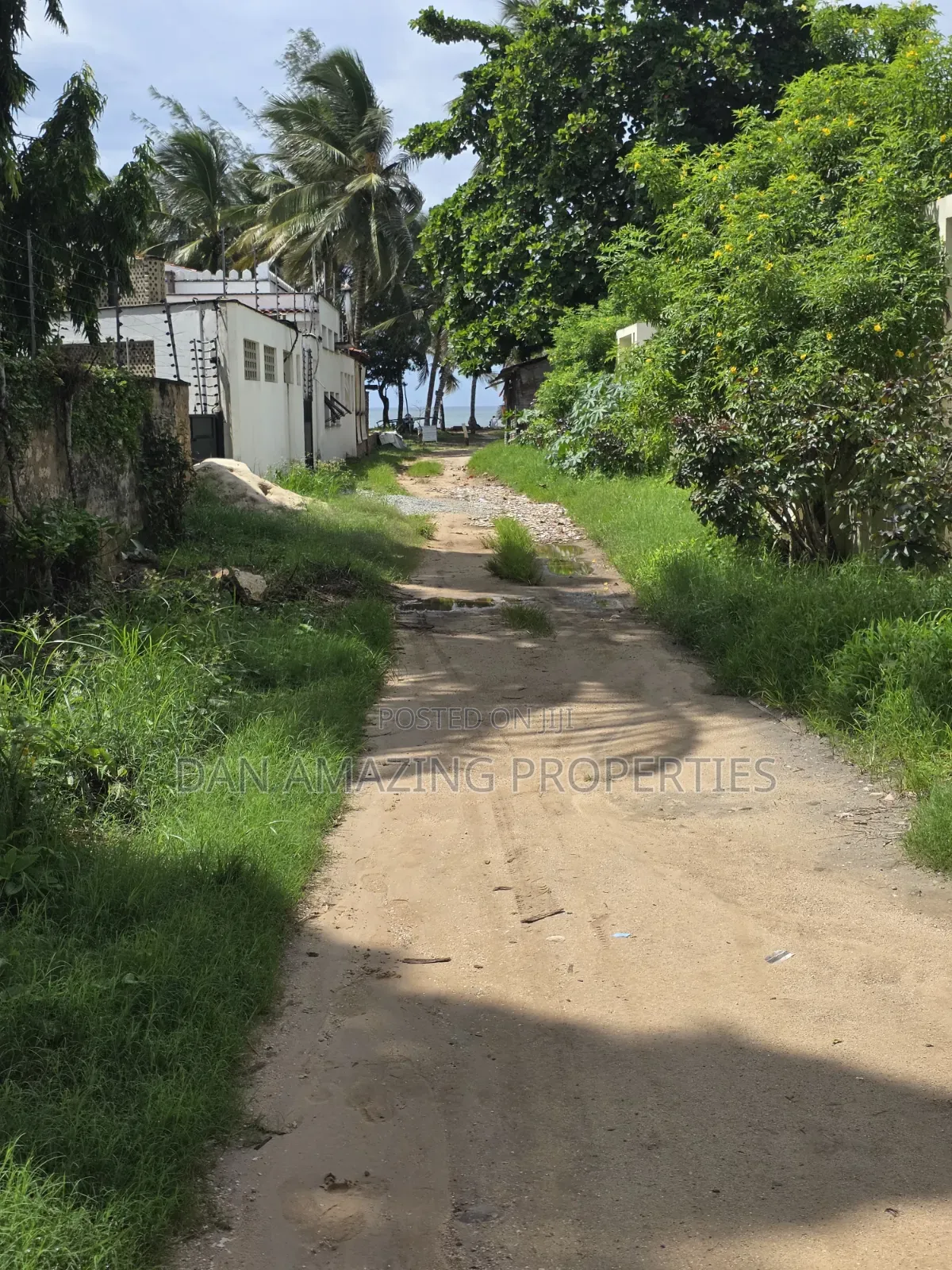 1 Acre Beach Front Land for Sale in Diani Galu Area I in Diani