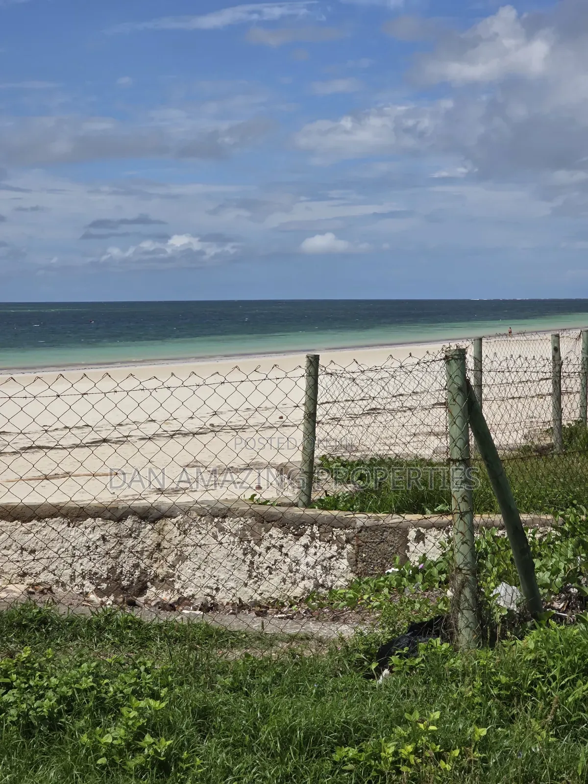 1 Acre Beach Front Land for Sale in Diani Galu Area I in Diani