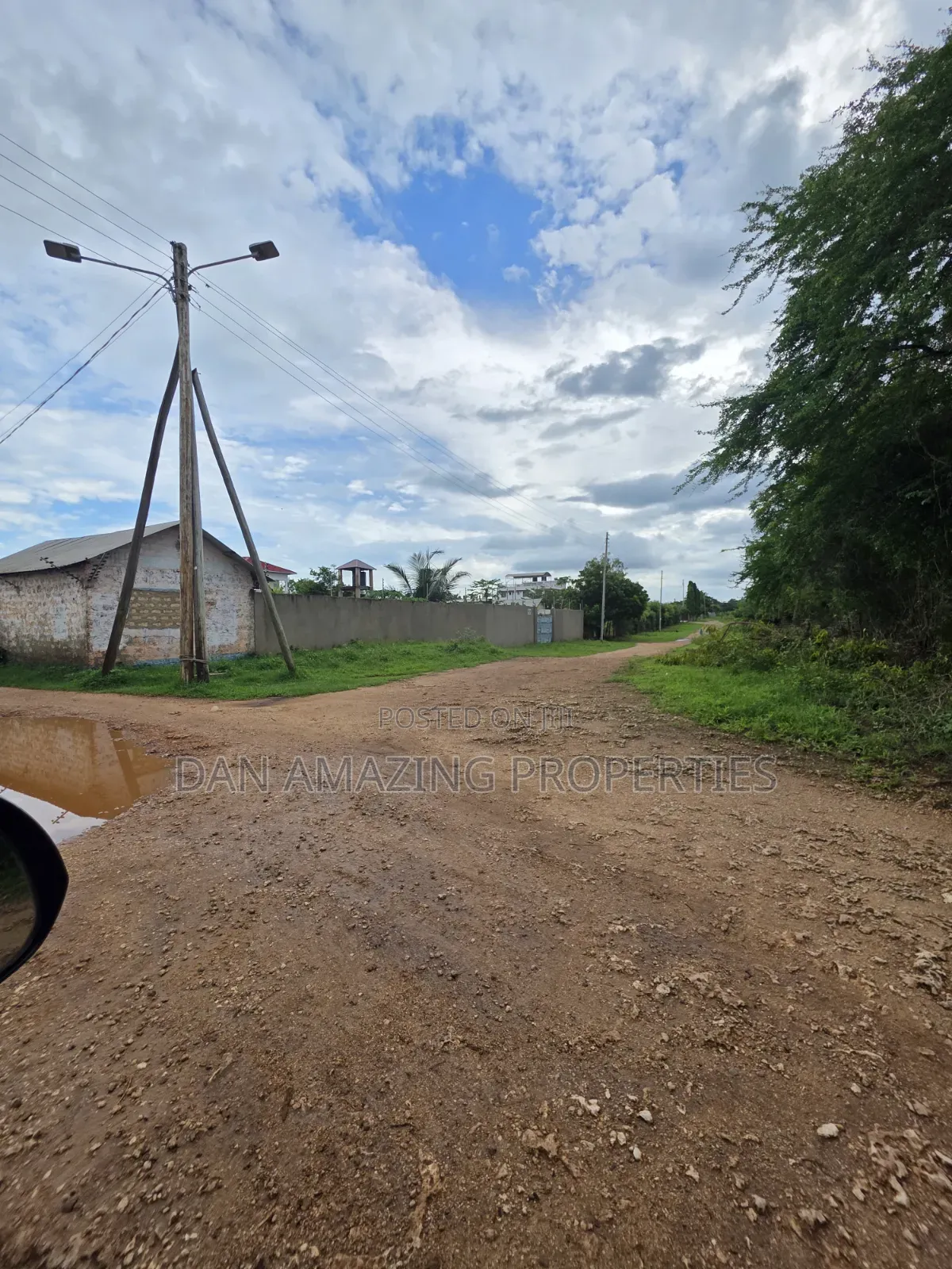 3 Acres for Sale as a Block Touching Diani Beach Road in Diani