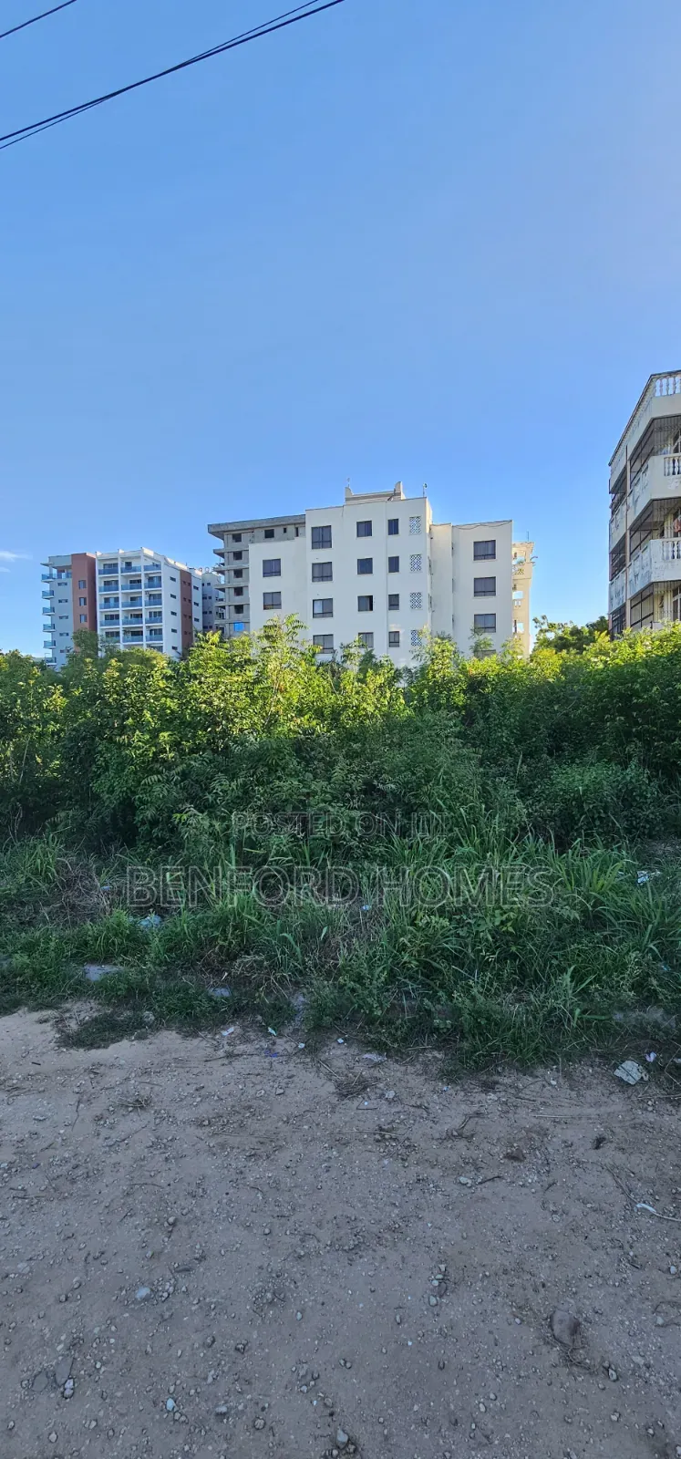 Prime Plot on Sale Shanzu Near Neptune Beach by Benford Homes in Shanzu