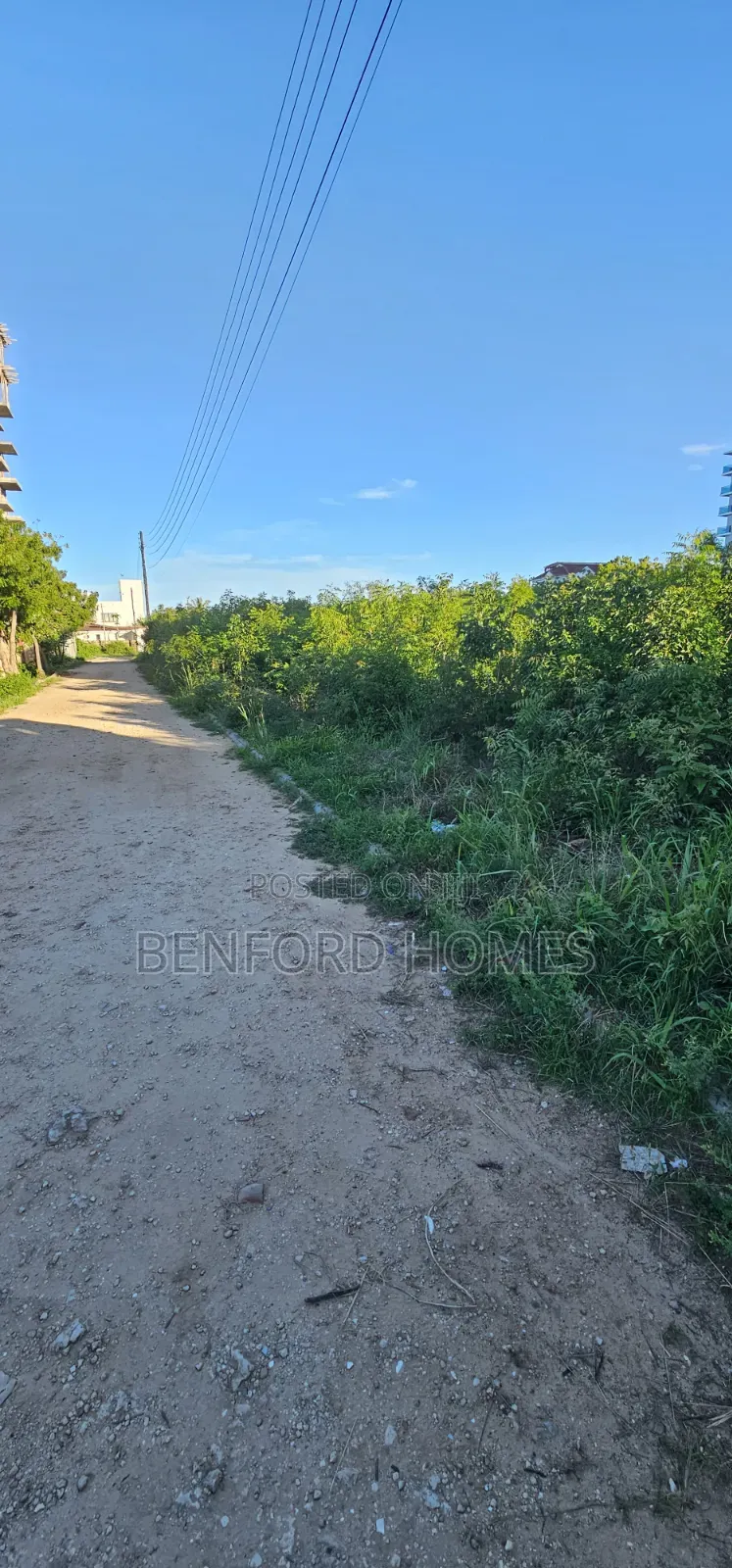 Prime Plot on Sale Shanzu Near Neptune Beach by Benford Homes in Shanzu