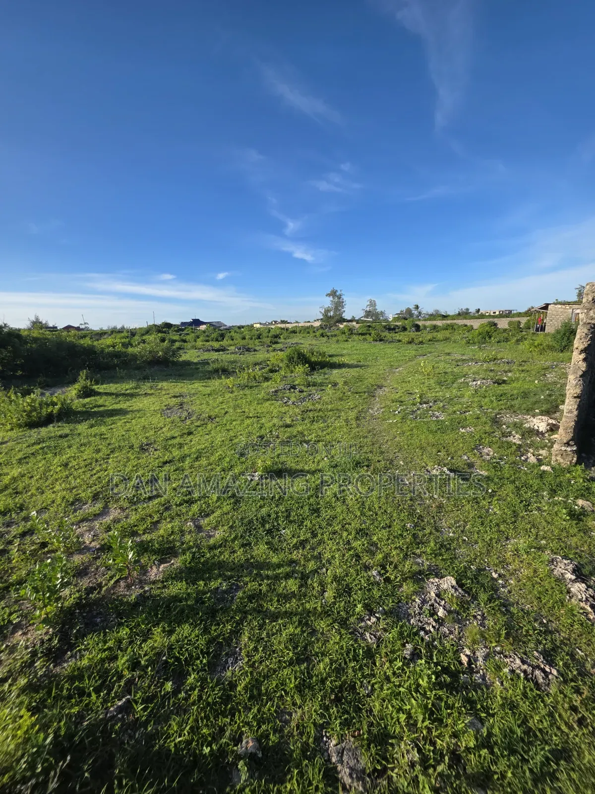 1 Acre Watamu 2nd Row Mawe Nzuri Area for Sale in a Well Develop Area in Watamu