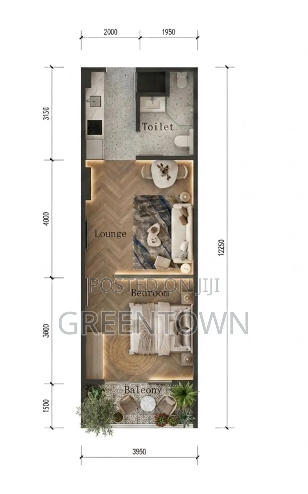 1bdrm Apartment in Super Garden, Hurlingham for sale in Hurlingham
