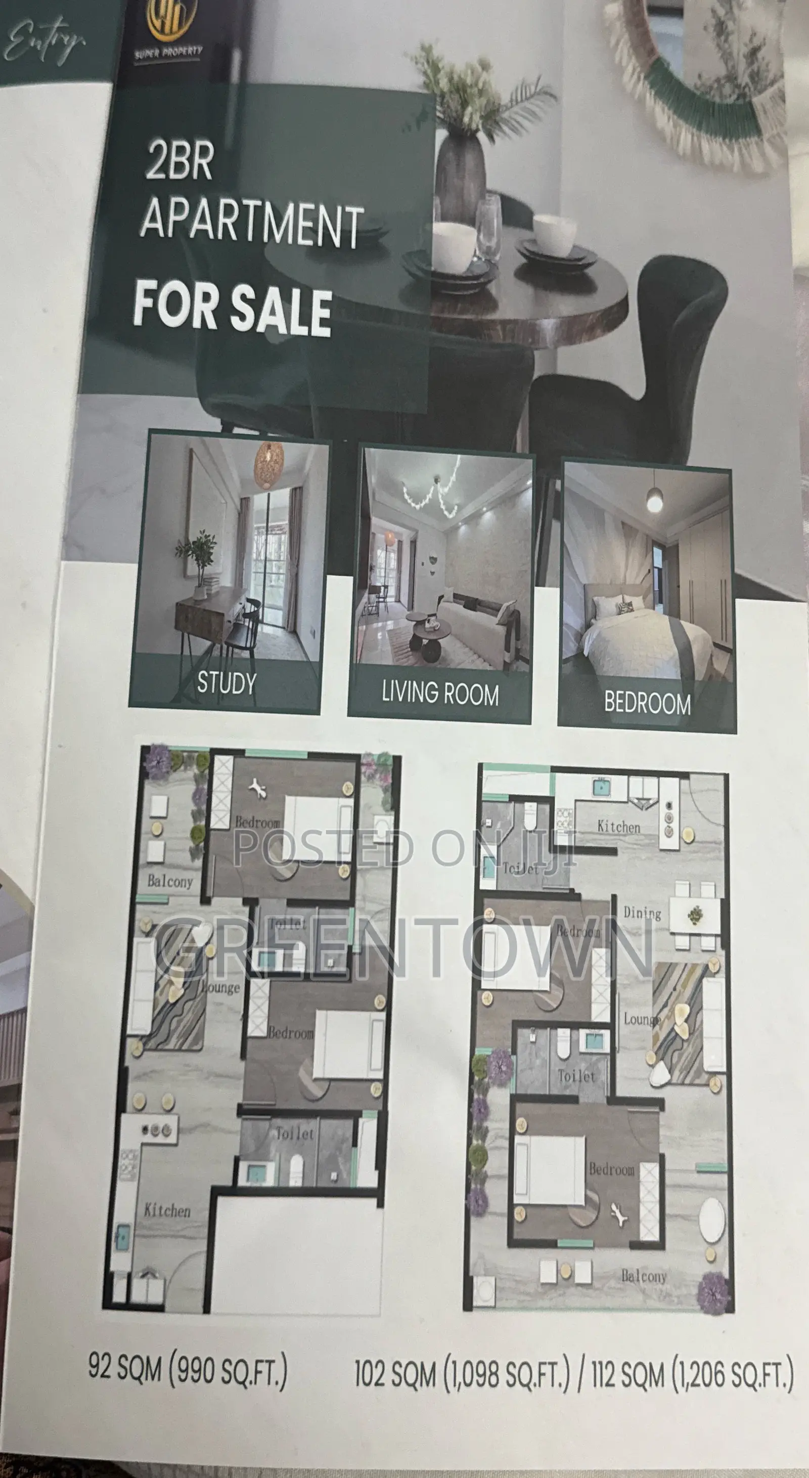 2bdrm Apartment in Super Garden, Hurlingham for sale in Hurlingham