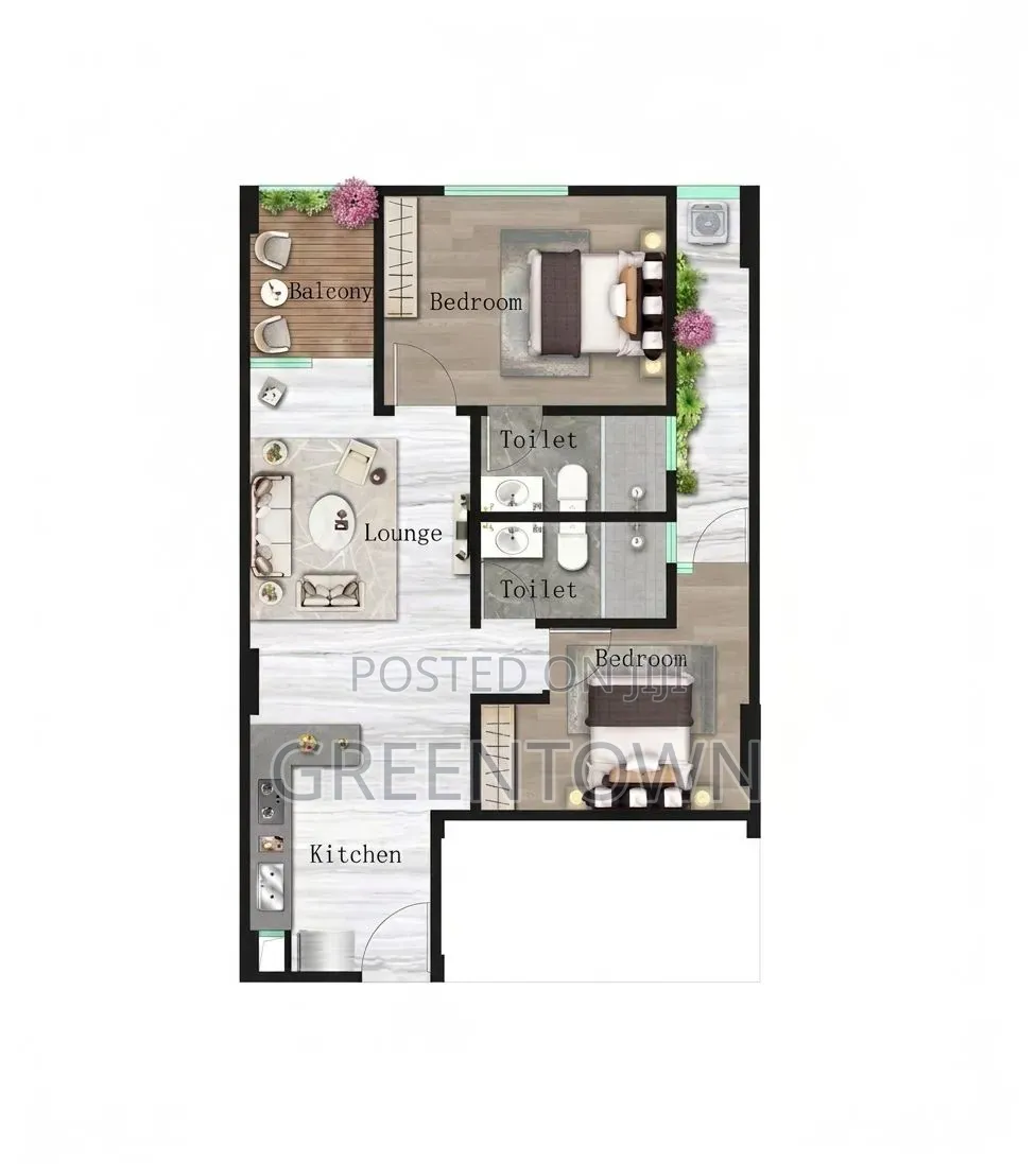2bdrm Apartment in Kilimani Nairobi, Hurlingham for sale in Hurlingham