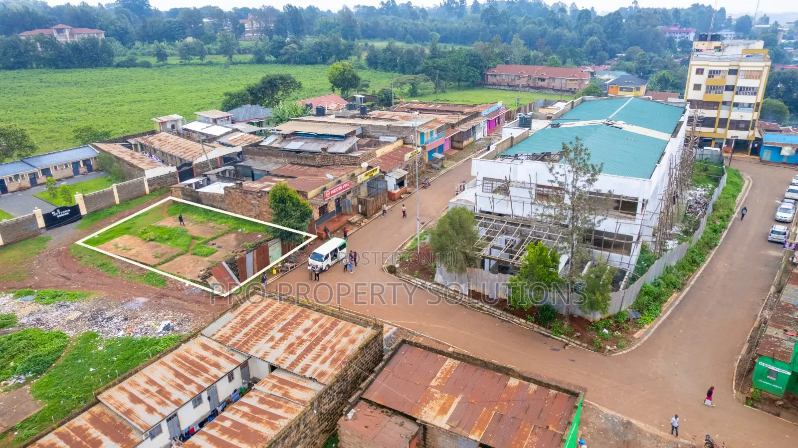 Prime Commercial Plot for Sale Within Thogoto Shopping Centre in Kikuyu