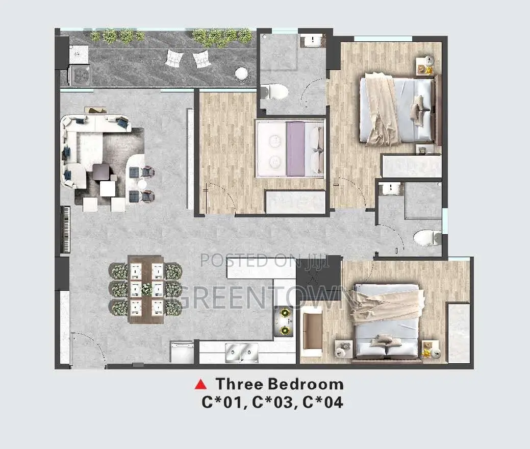 Furnished 3bdrm Apartment in Kilimani, Hurlingham for sale in Hurlingham