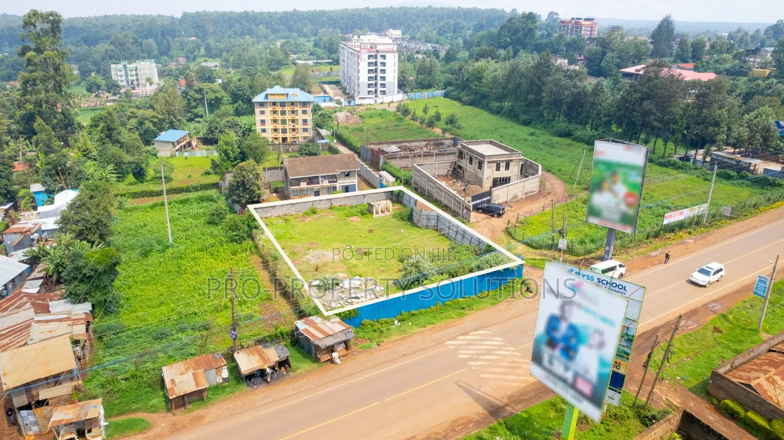 Prime Commercial Plot Fronting the Tarmac for Sale in Kikuyu, Thogoto in Kikuyu