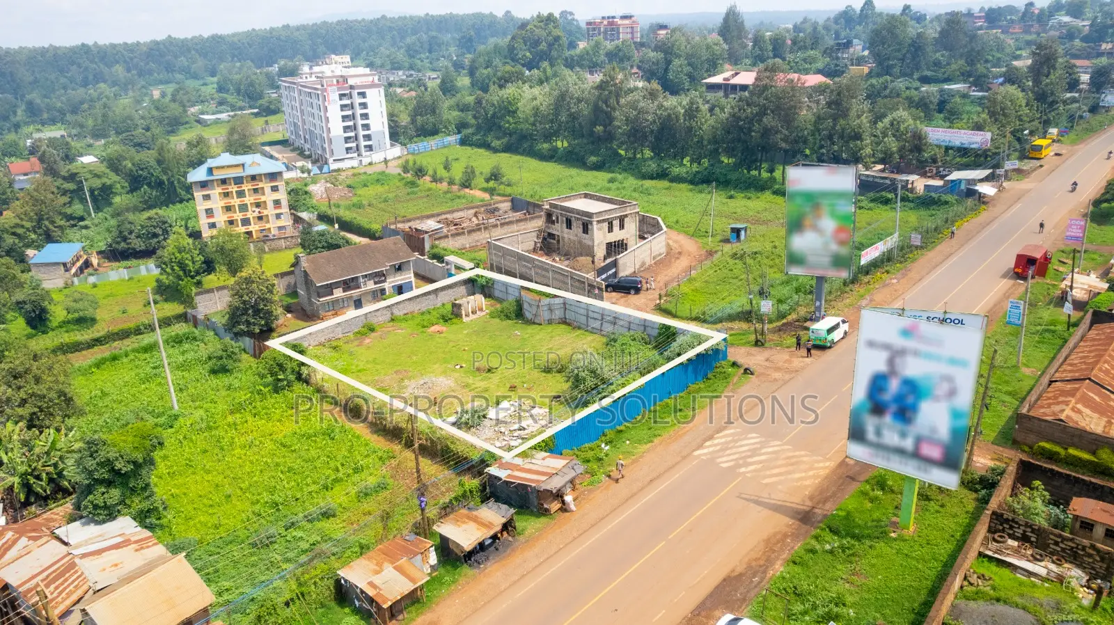 Prime Commercial Plot Fronting the Tarmac for Sale in Kikuyu, Thogoto in Kikuyu