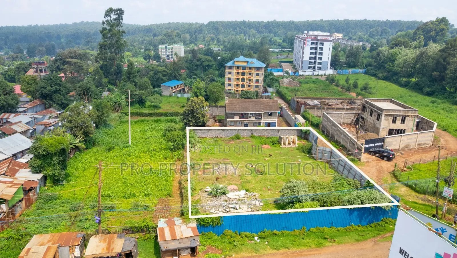 Prime Commercial Plot Fronting the Tarmac for Sale in Kikuyu, Thogoto in Kikuyu
