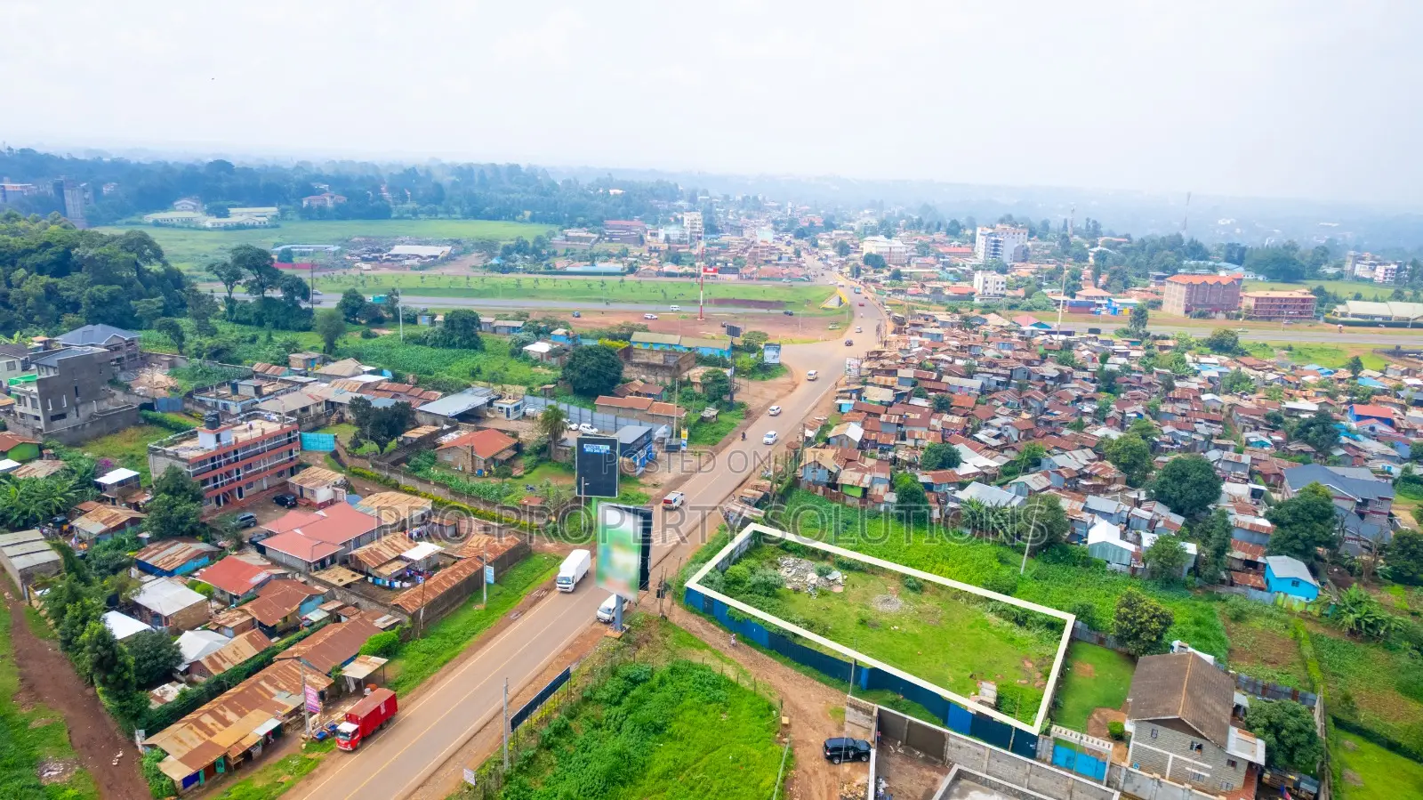 Prime Commercial Plot Fronting the Tarmac for Sale in Kikuyu, Thogoto in Kikuyu