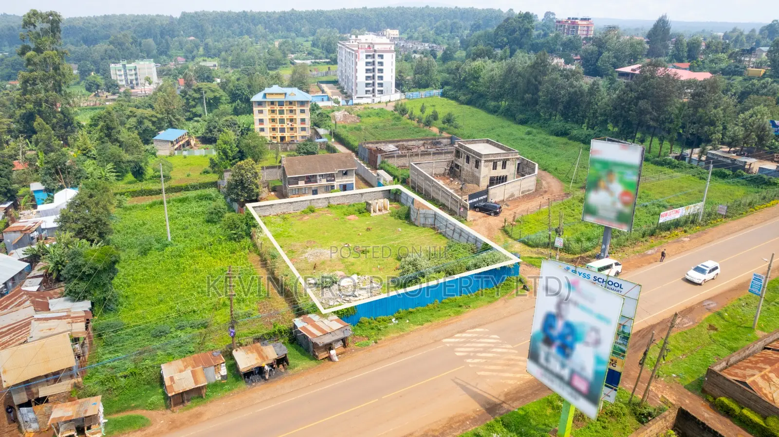 Prime Commercial Plot Fronting the Tarmac for Sale in Kikuyu, Thogoto in Kikuyu