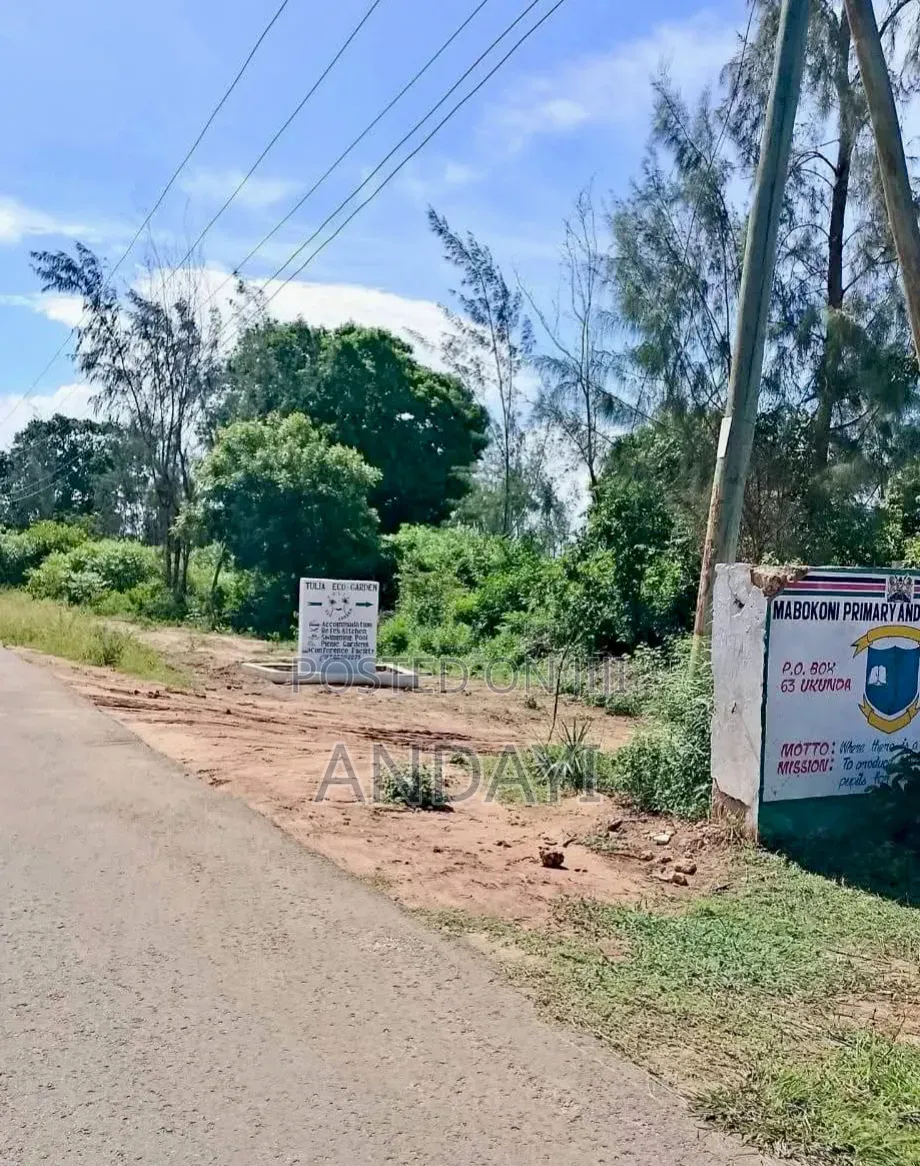 2 Acres Land for Sale in Diani, Mabokoni in Ukunda