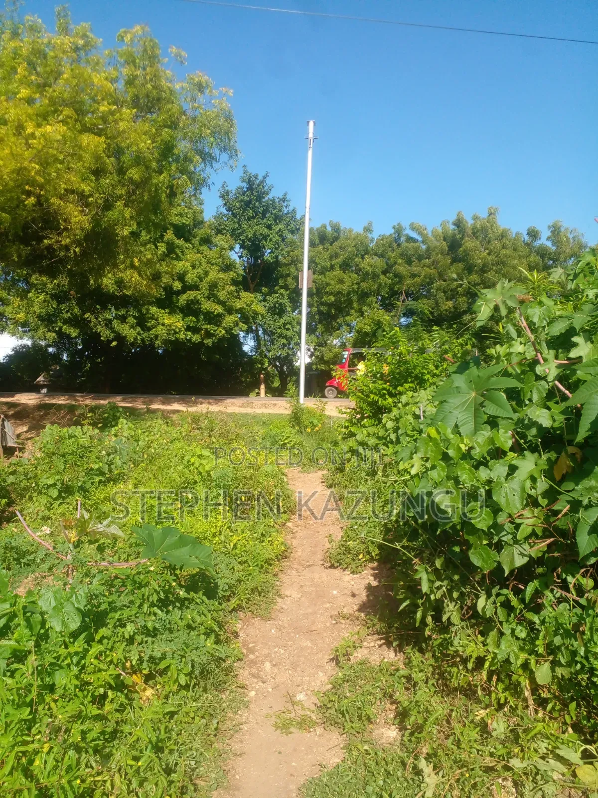 1/4 Acre Plot on 2nd Row Only 250 Metres From the Beach. in Ukunda