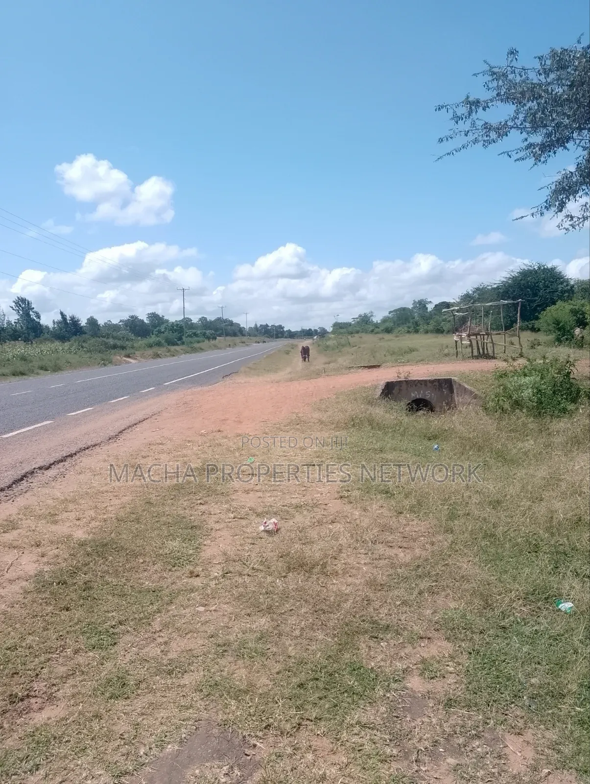 1 Acre for Sale Fronting Tarmac Rd at Makutano-Mwala Junction in Masii