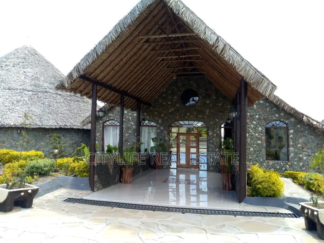 Non Operating Lodge/Hotel Seating on 5 Acre on the Top of a Hill in Elementaita