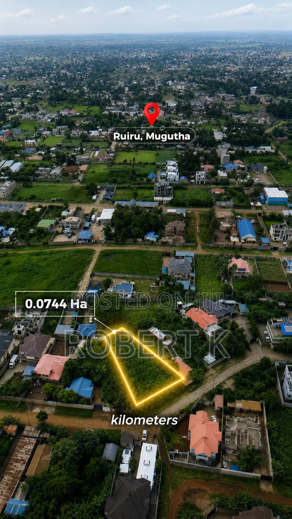 .0744ha in Ruiru Mugutha in Kwa Kairu