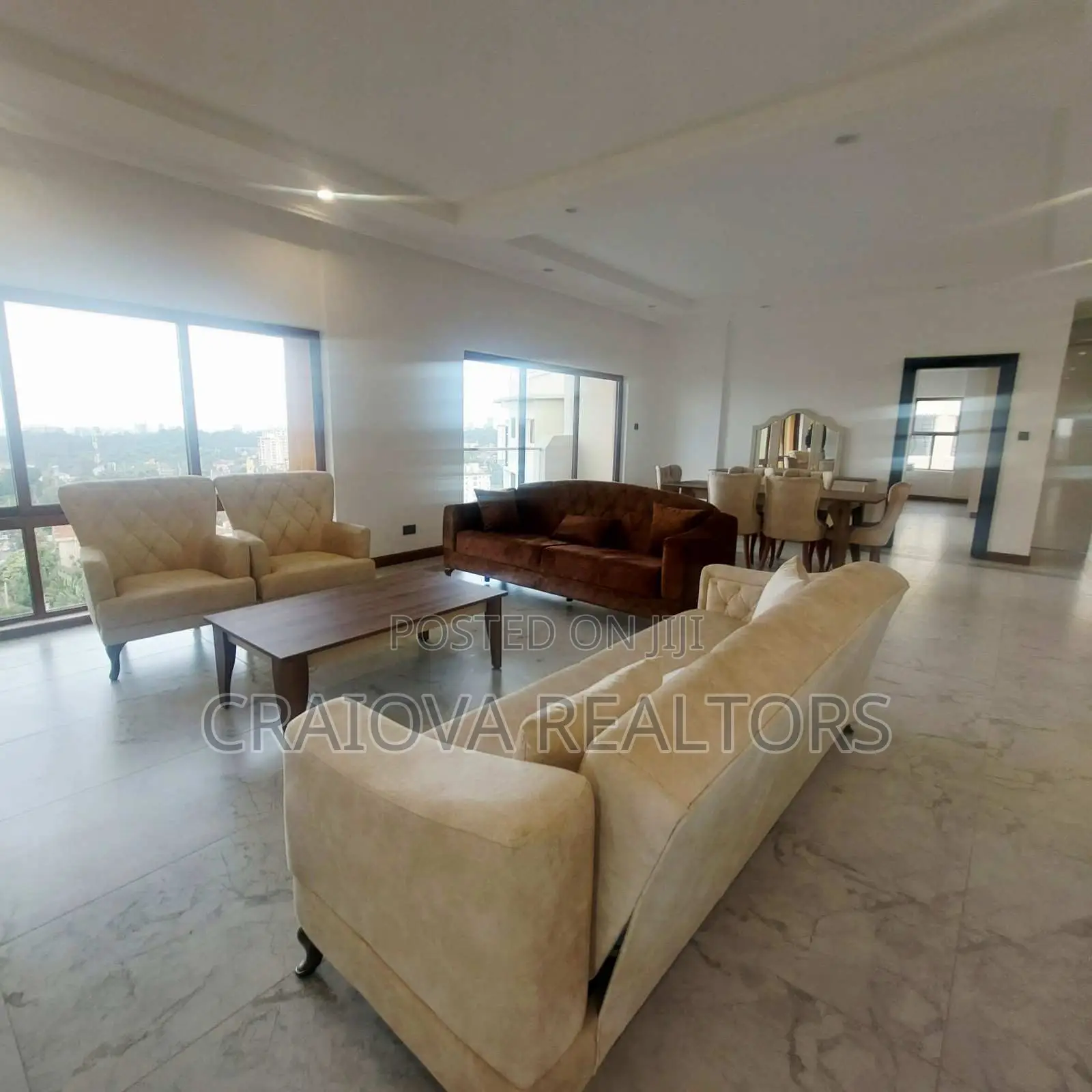 Furnished 3bdrm Apartment in Kileleshwa for rent in Kileleshwa