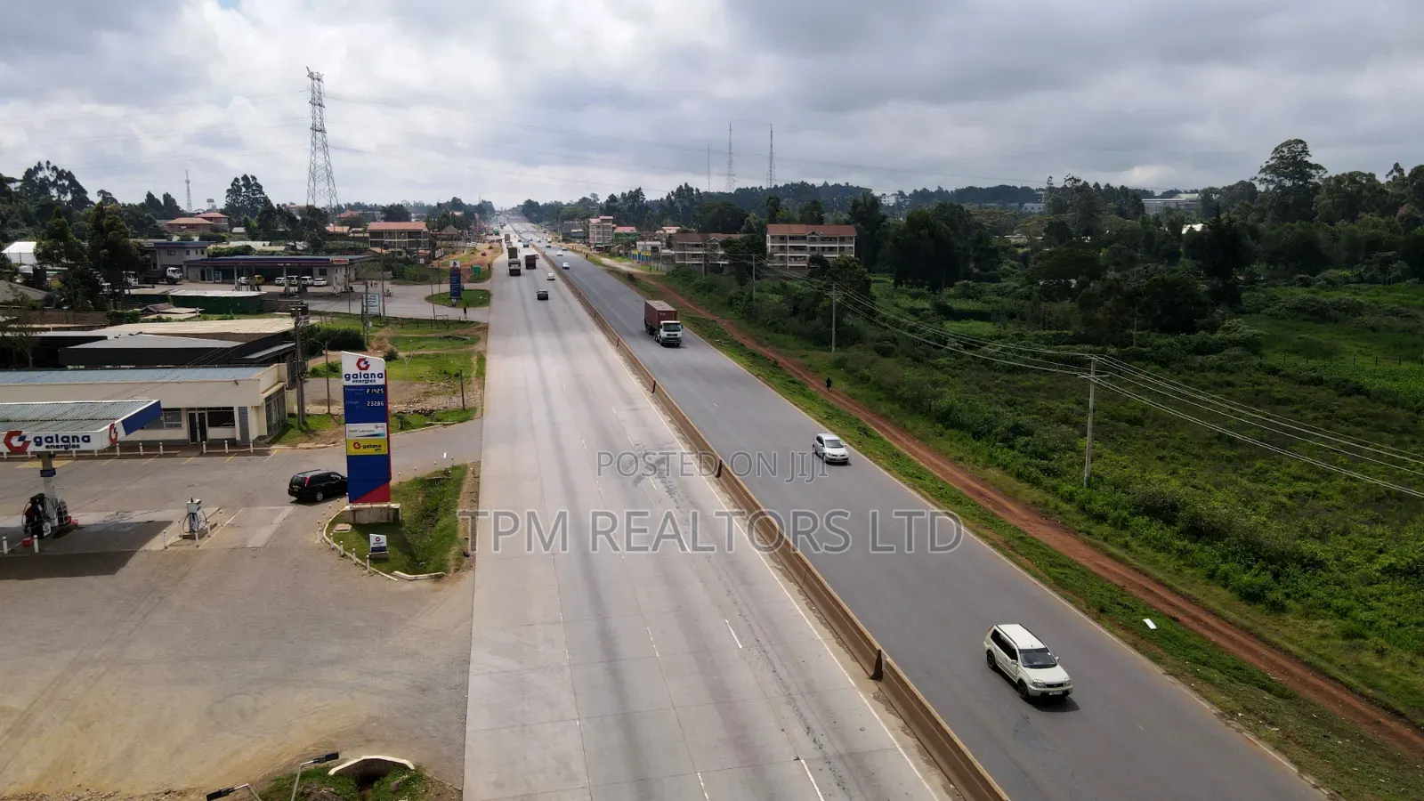 4 Acres Touching Waiyaki Way in Muguga