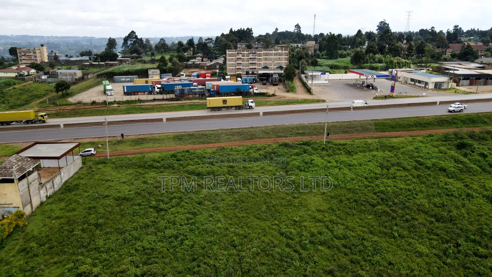 4 Acres Touching Waiyaki Way in Muguga