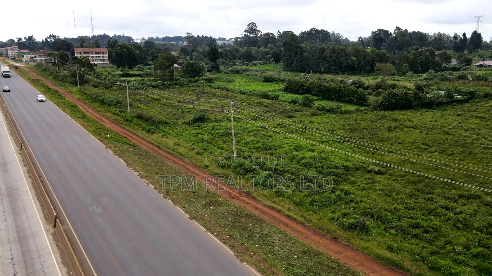 4 Acres Touching Waiyaki Way in Muguga