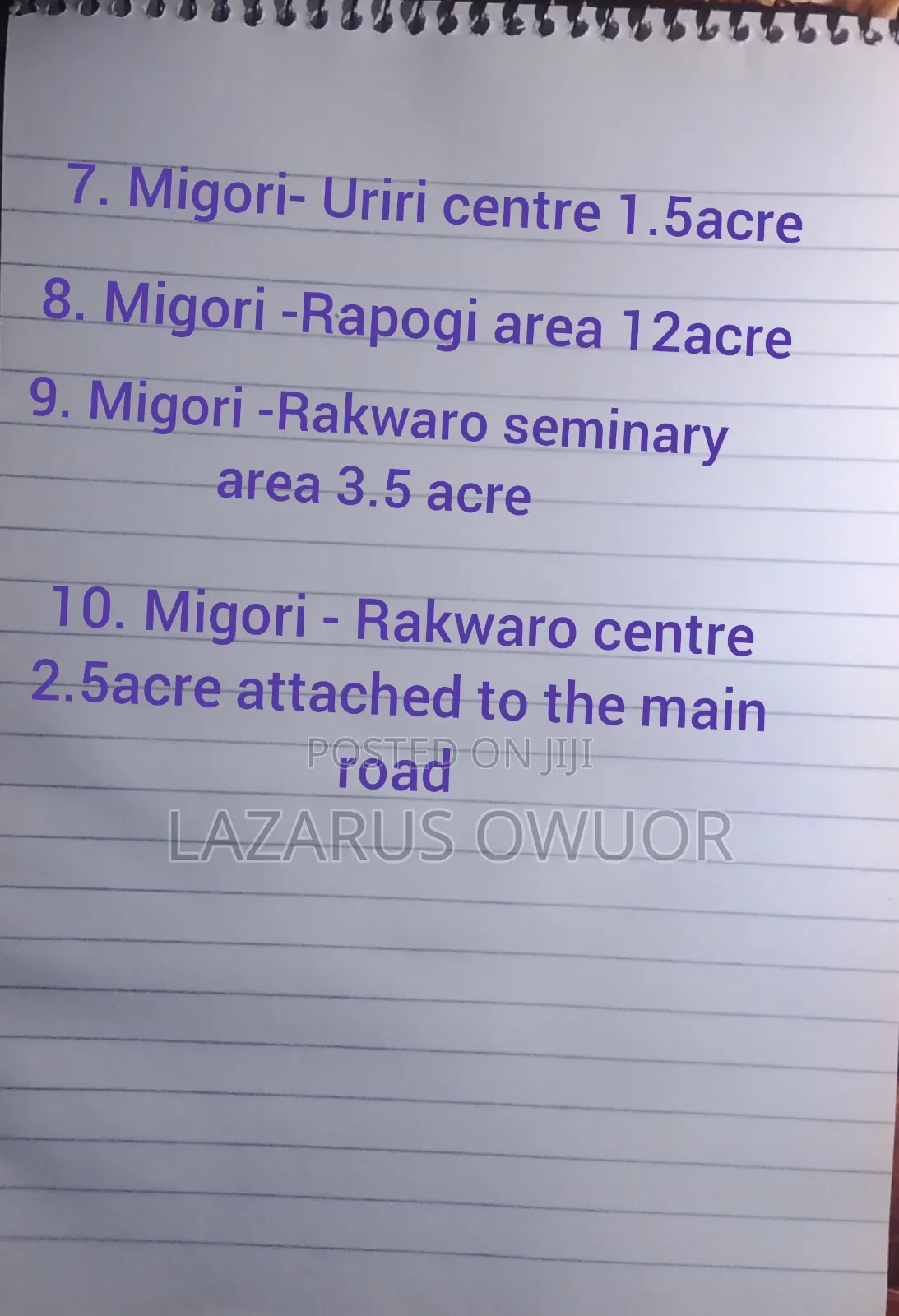 Land For Sale in East Kamagambo