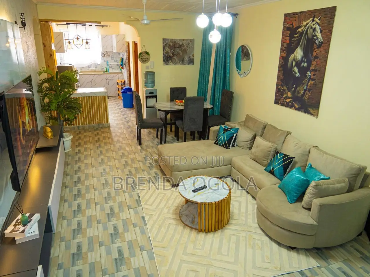 Furnished 2bdrm Apartment in Beach Road, Diani for rent in Diani