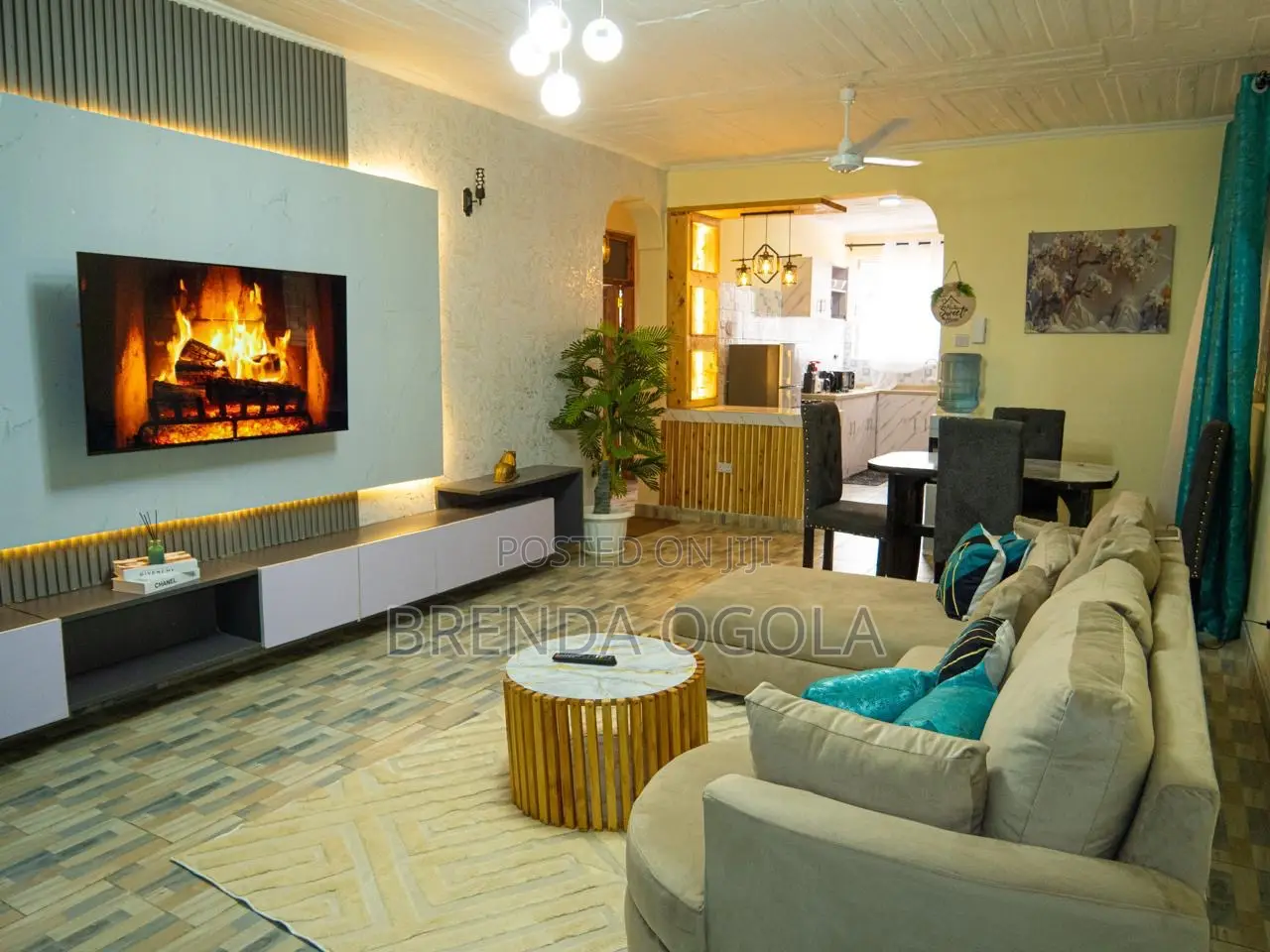 Furnished 2bdrm Apartment in Beach Road, Diani for rent in Diani