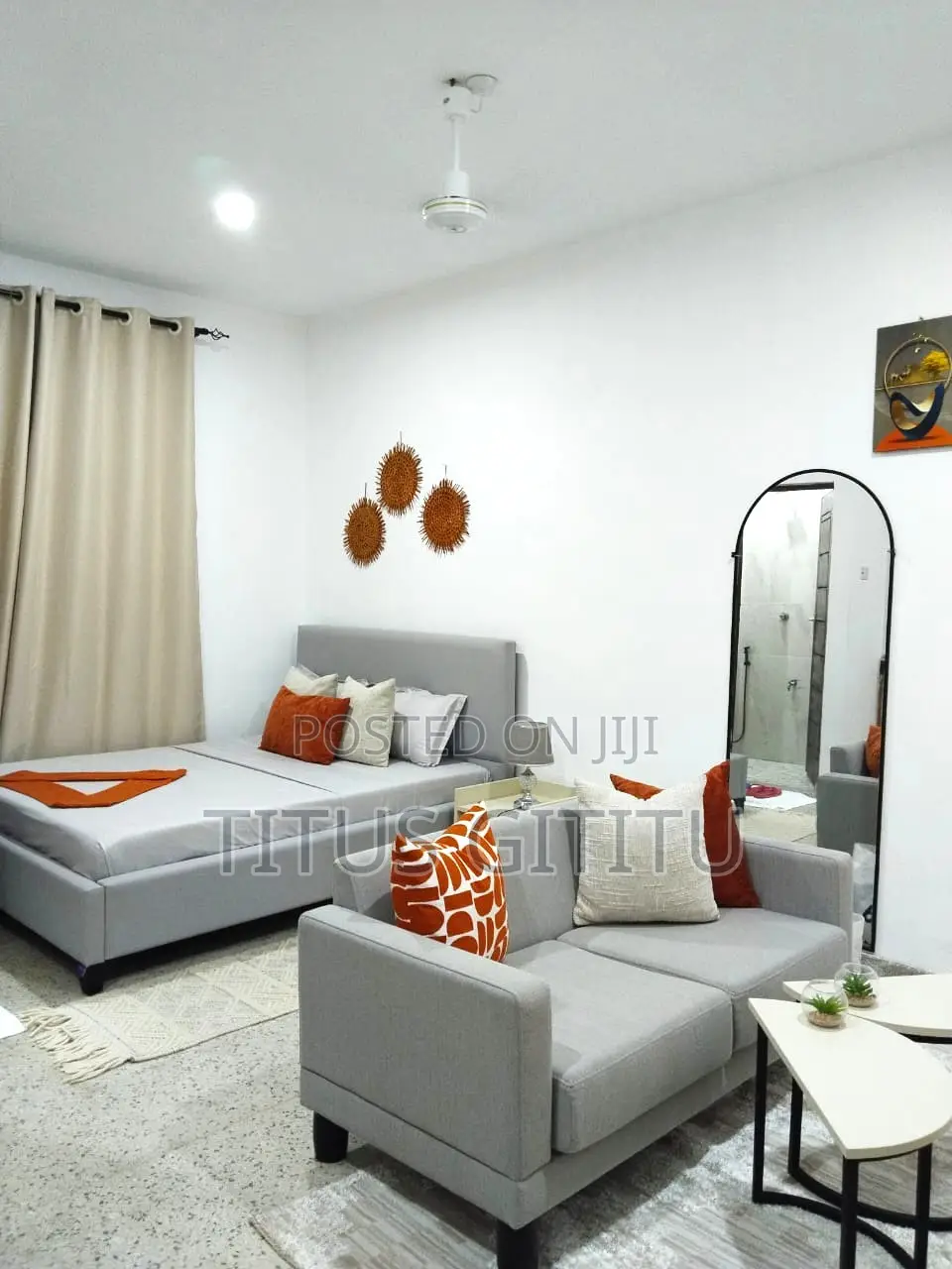 Nyali Furnished Studio| Near Sheikh Zayed Mombasa Beach Hotel Furn in Nyali Mkomani