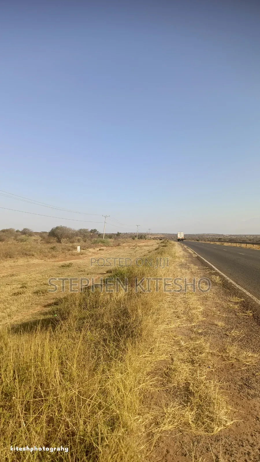 10acres Located at Simba Cement Tarmac Road Loitoktok in Kimana